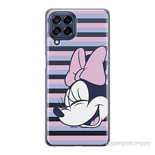 ERT GROUP mobiltelefonfodral för Samsung M53 5G originalt och officiellt licensierat Disney mönster Minnie 022 optimalt anpassad till formen på mobiltelefonen, gedeeltelijk transparant 5905511381448
