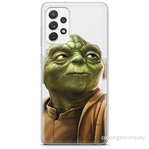 ERT GROUP mobiltelefonfodral för Samsung A33 5G originalt och officiellt licensierat Star Wars mönster Yoda 006 optimalt anpassad till formen på mobiltelefonen, gedeeltelijk transparant 5904805353802