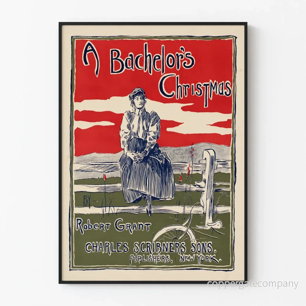 Vintageposter A Bachelor's Christmas av Robert Grant