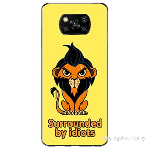ERT GROUP mobiltelefonfodral för Xiaomi POCOPHONE X3 originalt och officiellt licensierat Disney mönster Scar 001 optimalt anpassad till formen på mobiltelefonen, fodral tillverkad av TPU plast 5905131442147