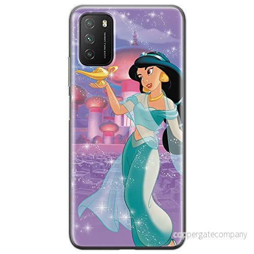ERT GROUP mobiltelefonfodral för Xiaomi REDMI 9T originalt och officiellt licensierat Disney mönster Jasmine 001 optimalt anpassad till formen på mobiltelefonen, fodral tillverkad av TPU plast 5904805603372