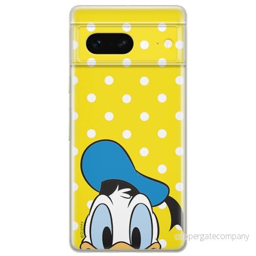 ERT GROUP mobiltelefonfodral för Google PIXEL 7 originalt och officiellt licensierat Disney mönster Donald 001 optimalt anpassad till formen på mobiltelefonen, fodral tillverkad av TPU plast 5905795139322