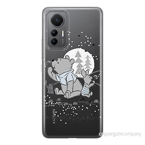 ERT GROUP mobiltelefonfodral för Xiaomi 12 LITE originalt och officiellt licensierat Disney mönster Winnie the Pooh & Friends 008 anpassad till formen på mobiltelefonen, gedeeltelijk transparant 5905511500955