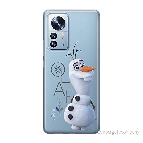 ERT GROUP mobiltelefonfodral för Xiaomi 12 / 12X originalt och officiellt licensierat Disney mönster Olaf 004 optimalt anpassad till formen på mobiltelefonen, gedeeltelijk transparant 5905511477035