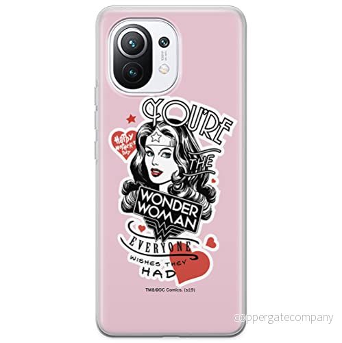 ERT GROUP mobiltelefonfodral för Xiaomi 11 originalt och officiellt licensierat DC mönster Wonder Woman 014 optimalt anpassad till formen på mobiltelefonen, fodral tillverkad av TPU plast 5903537118994