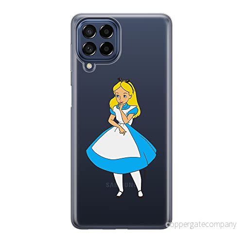 ERT GROUP mobiltelefonfodral för Samsung M53 5G originalt och officiellt licensierat Disney mönster Alice 010 optimalt anpassad till formen på mobiltelefonen, gedeeltelijk transparant 5905511390068