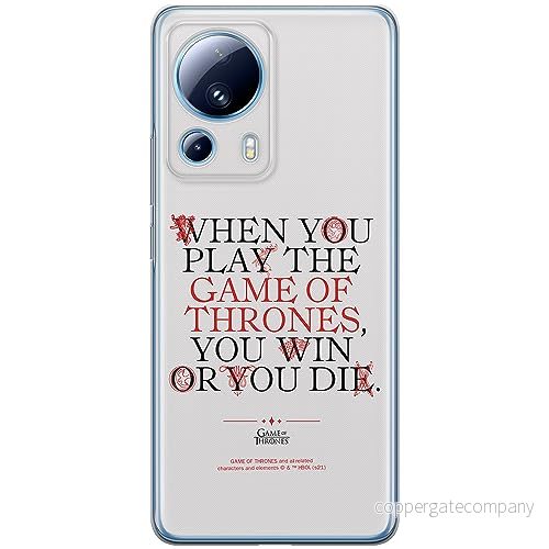 ERT GROUP mobiltelefonfodral för Xiaomi 13 LITE/CIVI 2 originalt och officiellt licensierat Game of Thrones mönster 009 anpassad till formen på mobiltelefonen, fodral tillverkad av TPU plast 5905511922535