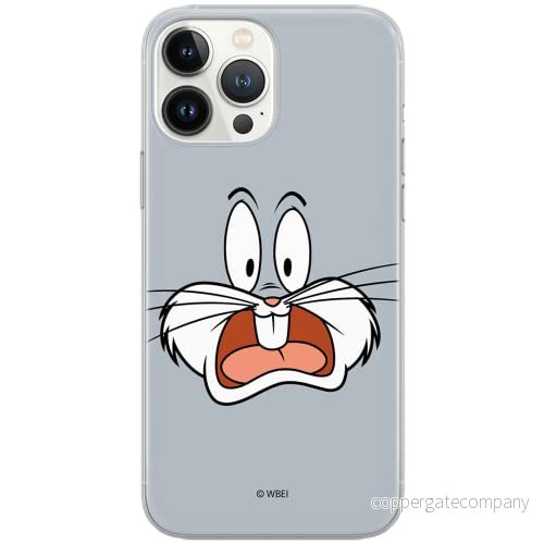 ERT GROUP mobiltelefonfodral för Apple Iphone 6 PLUS originalt och officiellt licensierat Looney Tunes mönster Bugs 009 Vit anpassad till formen på mobiltelefonen, fodral tillverkad av TPU plast 5903040833391