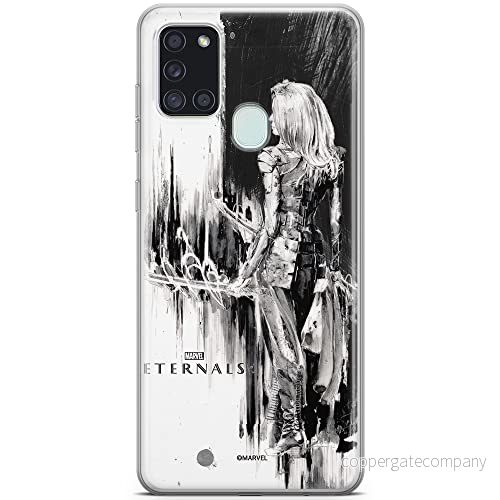 ERT GROUP mobiltelefonfodral för Samsung A21s originalt och officiellt licensierat Marvel mönster Eternals 004 optimalt anpassad till formen på mobiltelefonen, fodral tillverkad av TPU plast 5904805104558