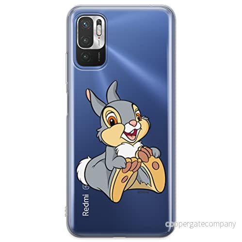 ERT GROUP mobiltelefonfodral för Xiaomi REDMI NOTE 10 5G / POCO M3 PRO originalt och officiellt licensierat Disney mönster Thumper 002 anpassad till formen på mobiltelefonen, gedeeltelijk transparant 5905131155719
