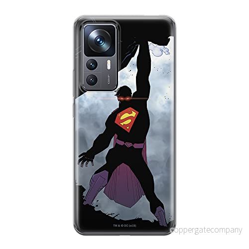 ERT GROUP mobiltelefonfodral för Xiaomi 12T/12T pro/K50 Ultra originalt och officiellt licensierat DC mönster Superman 008 anpassad till formen på mobiltelefonen, fodral tillverkad av TPU plast 5905511570194