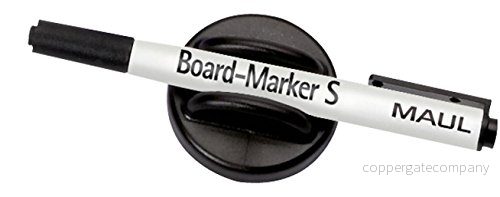Maul Tavletorkare Med Board Markör S, Torkare 5 cm, Magnetfäste, Finepoint 1, 52 mm Rund Spets, Svart 4002390023122
