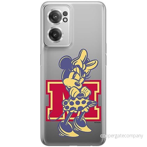 ERT GROUP mobiltelefonfodral för OnePlus NORD CE 2 originalt och officiellt licensierat Disney mönster Minnie 072 optimalt anpassad till formen på mobiltelefonen, gedeeltelijk transparant 5905795023584