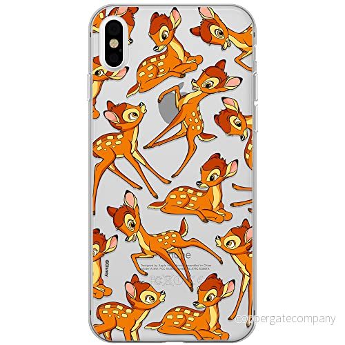 ERT GROUP mobiltelefonfodral för Iphone XS Max originalt och officiellt licensierat Disney mönster Bambi 017 optimalt anpassad till formen på mobiltelefonen, gedeeltelijk transparant 5905131798114