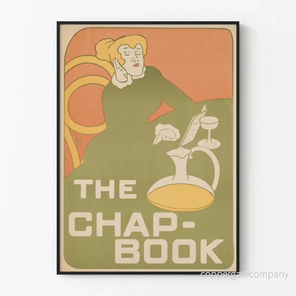 Vintageposter i Art Nouveau-stil av The Chap-Book
