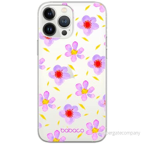 ERT GROUP mobiltelefonfodral för Samsung S9 originalt och officiellt licensierat Babaco mönster Flowers 022 Vit optimalt anpassad till formen på mobiltelefonen, gedeeltelijk transparant 5903932650785