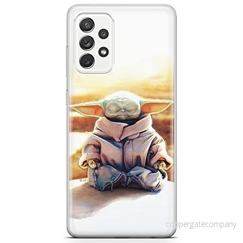 ERT GROUP mobiltelefonfodral för Samsung A72 5G originalt och officiellt licensierat Star Wars mönster Baby Yoda 015 optimalt anpassad till formen på mobiltelefonen, fodral tillverkad av TPU plast 5904805059629
