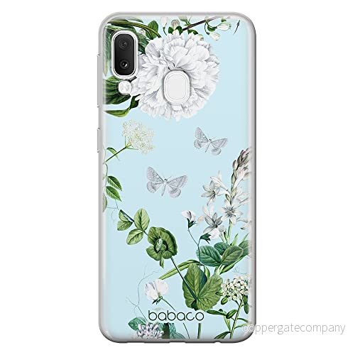 ERT GROUP mobiltelefonfodral för Samsung A20e originalt och officiellt licensierat Babaco mönster Flowers 030 optimalt anpassad till formen på mobiltelefonen, fodral tillverkad av TPU plast 5905131275660