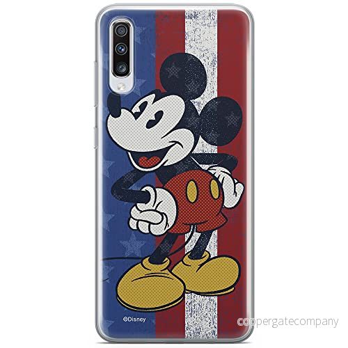 ERT GROUP mobiltelefonfodral för Samsung A70 originalt och officiellt licensierat Disney mönster Mickey 021 optimalt anpassad till formen på mobiltelefonen, fodral tillverkad av TPU plast 5902980410198