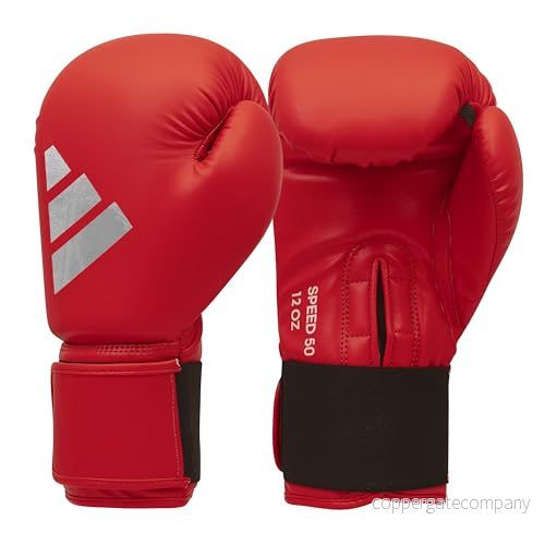 adidas boxningshandskar Speed 50, vuxna, 30 ml, punkteringshandskar bekväma och hållbara, röda 3662513737995
