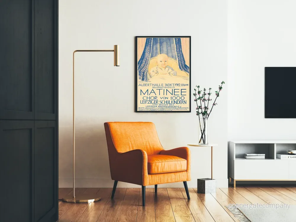 Vintageposter för Matinékör för 1000 barn i Leipzig - Bild 2