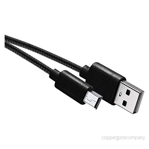 EMOS USB kabel 2.0, A till mini B kontakt, 2 A, meter laddkabel, för PS3, PS2 styrenhet 8592920085677