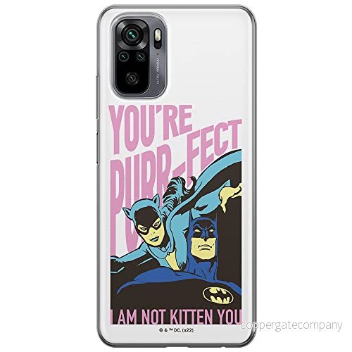 ERT GROUP mobiltelefonfodral för Xiaomi REDMI NOTE 10/ 10S originalt och officiellt licensierat DC mönster Batman 067 optimalt anpassad till formen på mobiltelefonen, fodral tillverkad av TPU plast 5905131520562