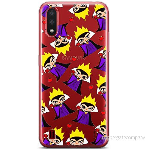 ERT GROUP mobiltelefonfodral för Samsung A01 originalt och officiellt licensierat Disney mönster The Evil Queen 003 optimalt anpassad till formen på mobiltelefonen, gedeeltelijk transparant 5905131469267