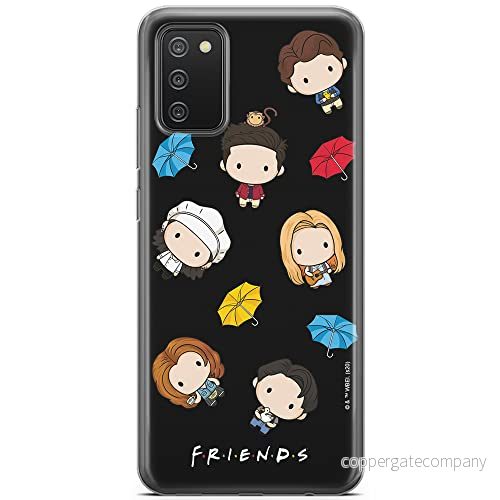 ERT GROUP mobiltelefonfodral för Samsung A02S originalt och officiellt licensierat Friends mönster 013 optimalt anpassad till formen på mobiltelefonen, gedeeltelijk transparant 5903932276398