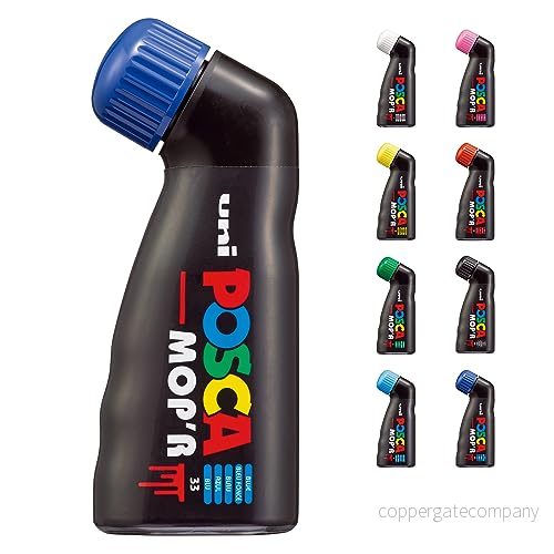 uni ball 183251 Märkpenna POSCA MOP'R PCM 22 rund spets 319 mm blå 1 st ergonomisk form 4902778284254