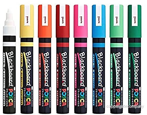 POSCA Akrylmålningsmarkörset, 8 färger PC-5M 4902778154151