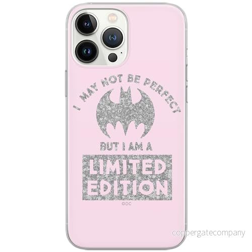 ERT GROUP mobiltelefonfodral för Iphone 13 PRO originalt och officiellt licensierat DC mönster Bat Girl 006 Vit optimalt anpassad till formen på mobiltelefonen, fodral tillverkad av TPU plast 5903932856361