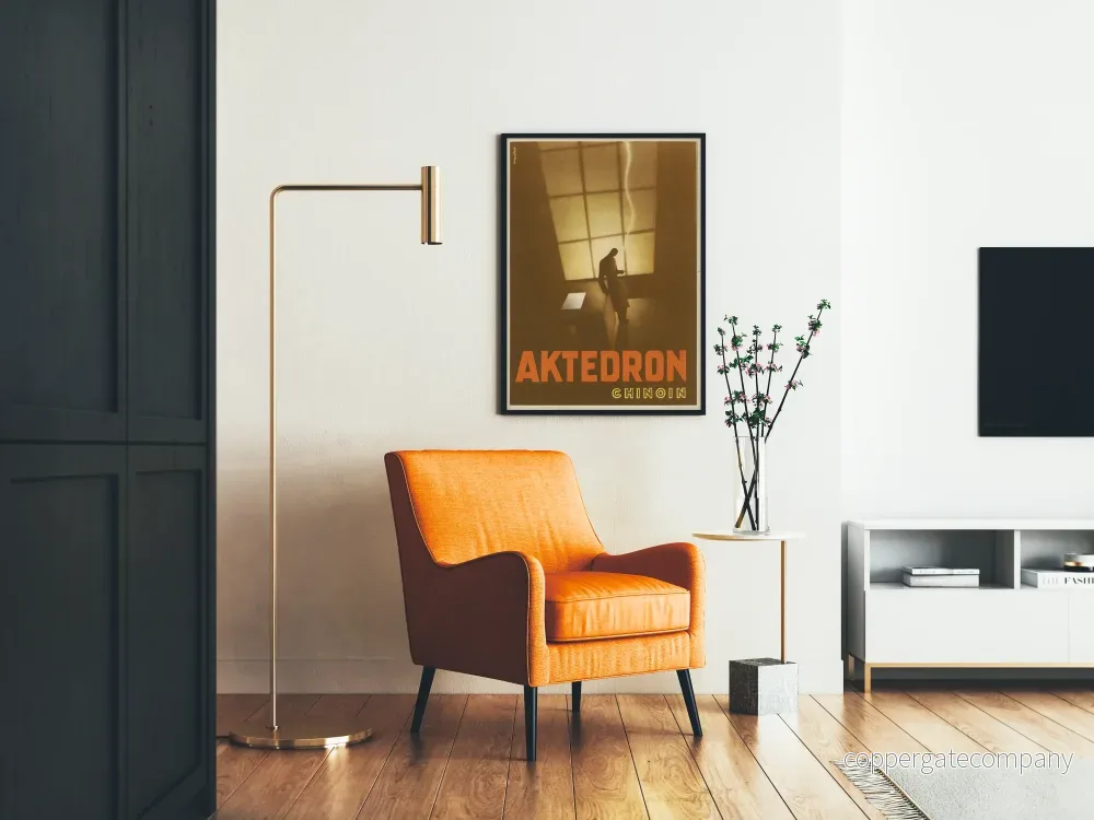 Vintageposter AKTEDRON Chinoin - Väggdekoration Art Déco - Bild 2