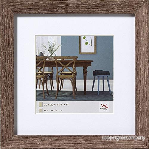 walther design tavelram valnöt 20 x cm med passepartout, Fiorito träram EF220N 4004122250493