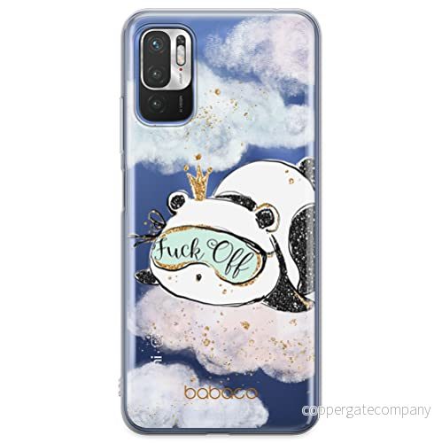 ERT GROUP mobiltelefonfodral för Xiaomi REDMI NOTE 10 5G / POCO M3 PRO originalt och officiellt licensierat Babaco mönster Panda 001 anpassad till formen på mobiltelefonen, gedeeltelijk transparant 5904805609893