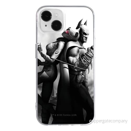 ERT GROUP mobiltelefonfodral för Apple Iphone 14 originalt och officiellt licensierat DC mönster Batman 011 optimalt anpassad till formen på mobiltelefonen, fodral tillverkad av TPU plast 5905131890283