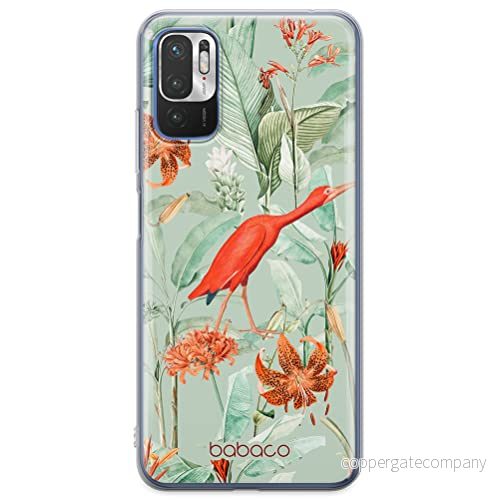 ERT GROUP mobiltelefonfodral för Xiaomi REDMI NOTE 10 5G / POCO M3 PRO originalt och officiellt licensierat Babaco mönster Flowers 049, fodral tillverkad av TPU plast 5905131345820