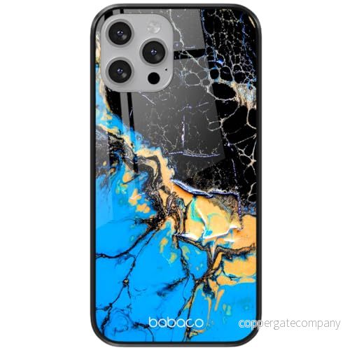 ERT GROUP mobiltelefonfodral för Apple Iphone 13 PRO originalt och officiellt licensierat Babaco mönster Abstract 023 tillverkad av härdat glas, skyddsfodral 5904805877155