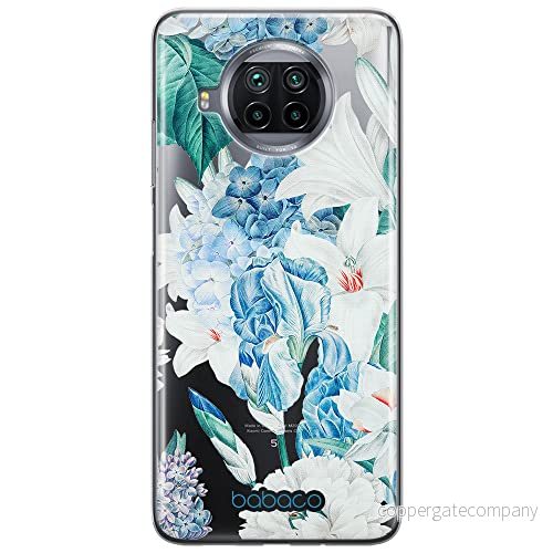 ERT GROUP mobiltelefonfodral för Xiaomi MI 10T LITE/REDMI NOTE 9 PRO 5G originalt och officiellt licensierat Babaco mönster Flowers 026, gedeeltelijk transparant 5905131262691