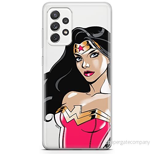 ERT GROUP mobiltelefonfodral för Samsung A73 5G originalt och officiellt licensierat DC mönster Wonder Woman 004 optimalt anpassad till formen på mobiltelefonen, gedeeltelijk transparant 5904805522383