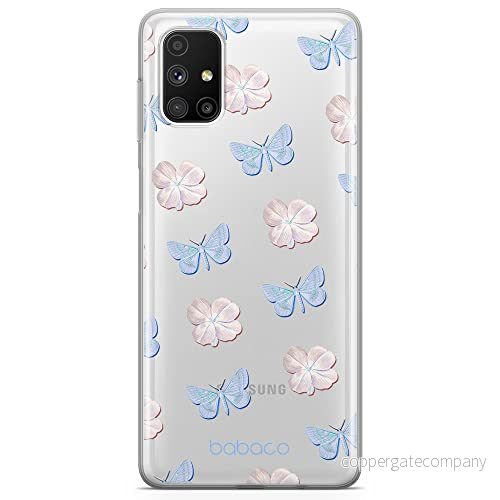 ERT GROUP mobiltelefonfodral för Samsung M51 originalt och officiellt licensierat Babaco mönster Flowers 043 optimalt anpassad till formen på mobiltelefonen, gedeeltelijk transparant 5905131319258