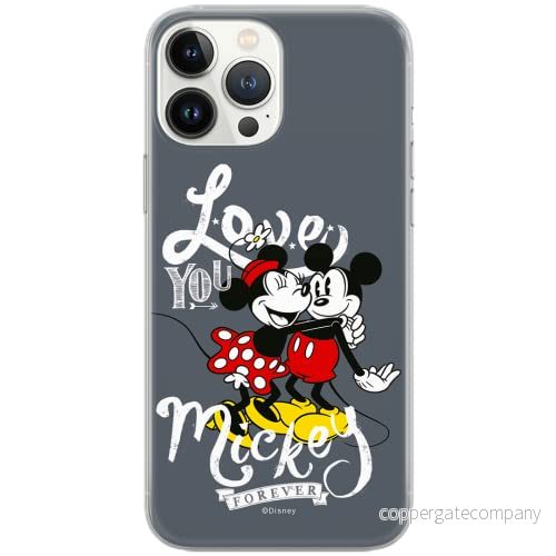 ERT GROUP mobiltelefonfodral för Apple Iphone 6 PLUS originalt och officiellt licensierat Disney mönster Mickey & Minnie 001 Vit anpassad till formen på mobiltelefonen, fodral tillverkad av TPU plast 5902980571271