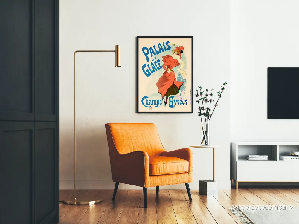 Vintageposter Palais de Glace Champs Élysées - Retro väggdekoration - Bild 2