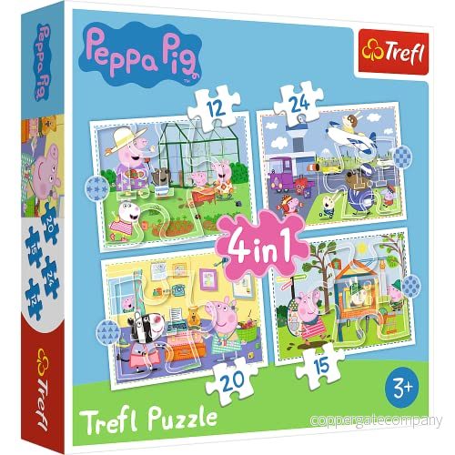 Trefl Pussel Greta Gris 4 in 1 5900511343595
