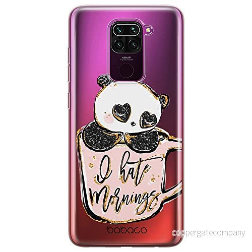 ERT GROUP mobiltelefonfodral för Xiaomi REDMI NOTE 9 originalt och officiellt licensierat Babaco mönster Panda 005 optimalt anpassad till formen på mobiltelefonen, gedeeltelijk transparant 5904805417054