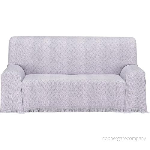 ECOMMERC3 Multifunktionellt överkast storlek 130 x 180 cm för soffa eller säng Foulard multifunktionell extra mjuk känsla lila 8435767356732