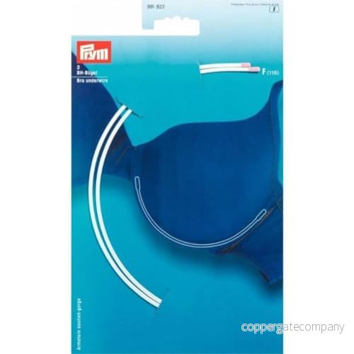 Prym Stål Nylon Vit Storlek F(115) Behå Under Wire 2 Bitar 4002279187365