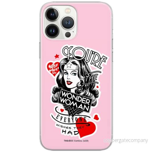 ERT GROUP mobiltelefonfodral för Samsung A51 originalt och officiellt licensierat DC mönster Wonder Woman 014 Vit optimalt anpassad till formen på mobiltelefonen, fodral tillverkad av TPU plast 5903537531984