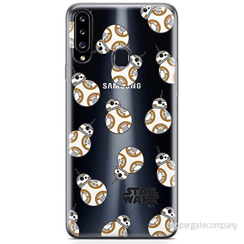 ERT GROUP mobiltelefonfodral för Samsung A20S originalt och officiellt licensierat Star Wars mönster BB 8 004 optimalt anpassad till formen på mobiltelefonen, gedeeltelijk transparant 5904805440113
