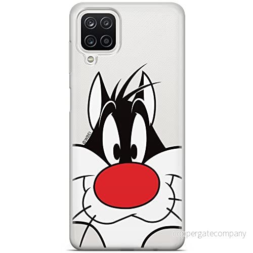 ERT GROUP mobiltelefonfodral för Samsung A12 / M12 originalt och officiellt licensierat Looney Tunes mönster Sylvester 001 optimalt anpassad till formen på mobiltelefonen, gedeeltelijk transparant 5903040103210